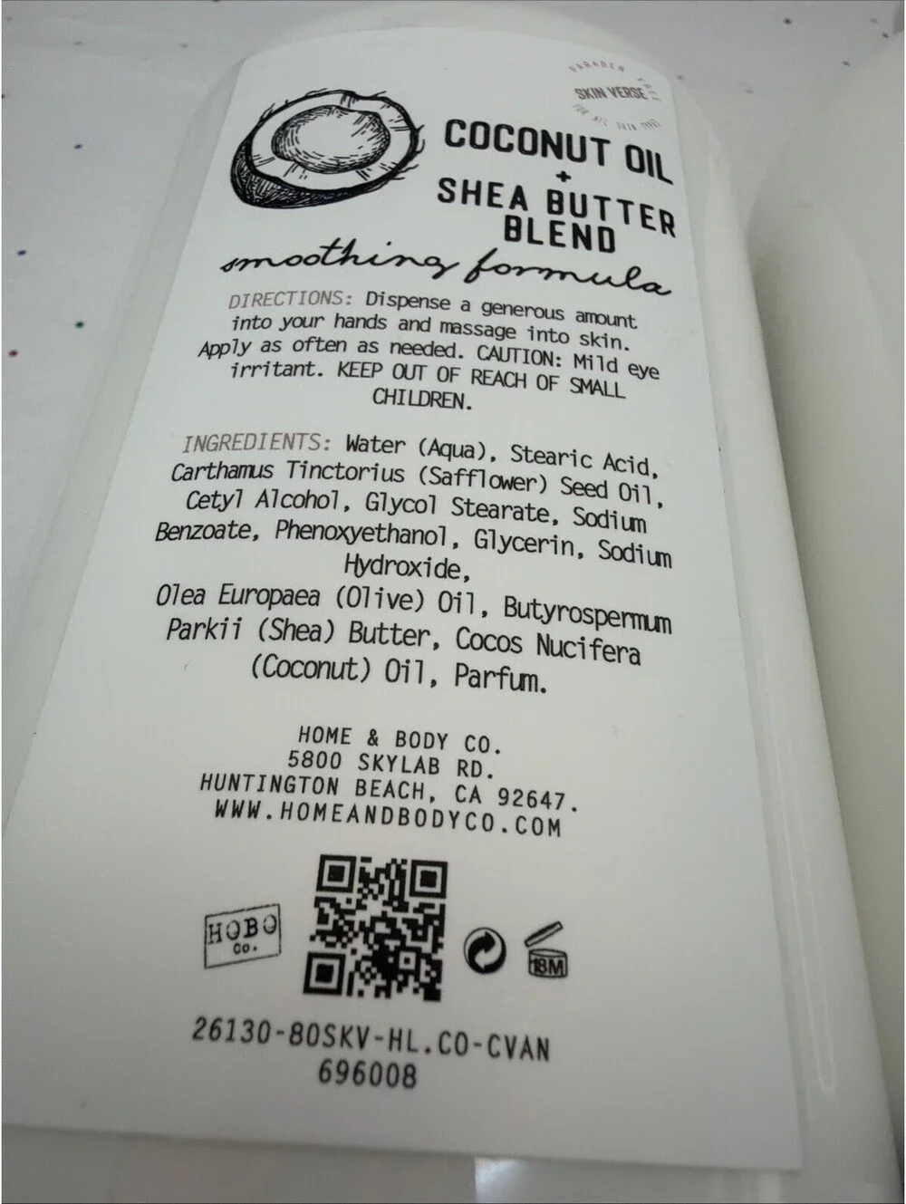 Home & Body Coconut Shea Butter Lotion 2 Pack 27oz Coconut Vanilla Body Cream